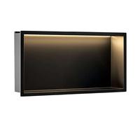 Rea mensola per nicchia 63 cm nero REA-08541