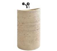 Rea Merlo lavabo 55x34 cm ovale freestanding marrone/beige opaca REA-U0616