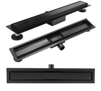 Rea Neox Czarny canalina lineare 50 cm nero REA-G6600