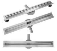 Rea Neox Slim Pro canalina lineare 80 cm acciaio REA-G5802