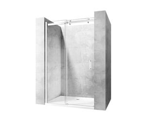 Rea Nixon-2 porta doccia 140 cm scorrevole cromo lucida/vetro trasparente REA-K5006