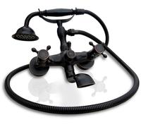 Rea Old Black rubinetto per vasca e doccia a parete nero REA-B0224