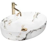 Rea Queen lavabo 55x41.5 cm ovale da appoggio REA-U1232