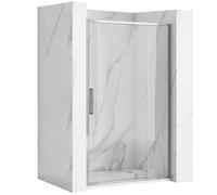 Rea Rapid Swing porta doccia 120 cm a battente cromo lucida/vetro trasparente REA-K5456