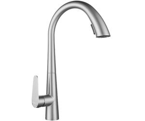 Rea Ross rubinetto da cucina verticale nichel REA-B5314