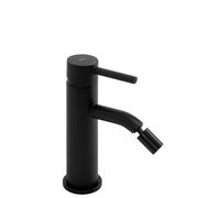 Rea Rubinetto Bidet Lungo Nero Miscelatore Monocomando in Ottone per WC WC Bagno (Nero)