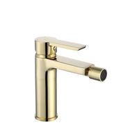 Rea Rubinetto da bidet ARGUS Gold Miscelatore monocomando in ottone per WC Bagno (Oro)
