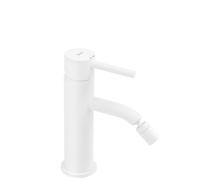 Rea Rubinetto da bidet Lungo White Miscelatore monocomando in ottone per WC Bagno (Bianco)