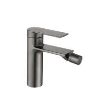 Rea - Rubinetto Da Bidet Storm Titanium Miscelatore Monocomando In Ottone Per Wc Bagno (Titanium) 16,5 X 4,5 X 14,5 cm