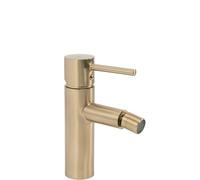 Rea Rubinetto da bidet Tess L. Gold Brush Miscelatore monocomando in ottone per WC Bagno (Oro)