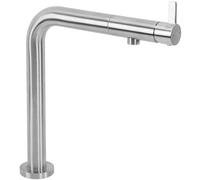 Rea Rubinetto da cucina COLE BRUSH NICKEL Miscelatore lavello cucina in ottone Miscelatore monocomando caldo e freddo regolabile (Acciaio)