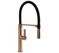 Rea - Rubinetto da cucina in rame spazzolato Lago - 21,5 x 10 x 51 cm
