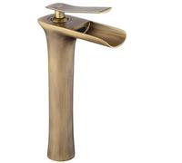 Rea Sanitär Rubinetto lavabo Laguna REA-B8120 Miscelatore monocomando ottone Oro spazzolato