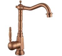 Rea - Rubinetto Da Lavabo Rame Spazzolato Bona, Alto, 1,6X2,5X28,5cm 1,6x2,5x28,5cm