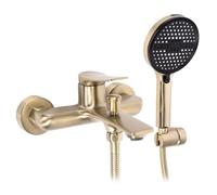Rea - Rubinetto da Vasca VISON premium - Plastica, Ottone - Oro Spazzolato - 20,5 x 21 x 10,5 cm