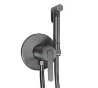 Rea - Rubinetto per bidet Rea Ontario Titanio - 5,5 x 2 x 12 cm