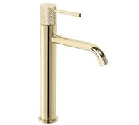 Rea Venti rubinetto per lavabo verticale oro REA-B9781