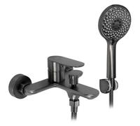 Rea Drop rubinetto per vasca e doccia a parete grafite REA-B0419