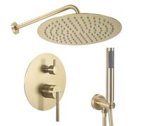Rea Argon set da bagno da incasso con soffione oro REA-P7810
