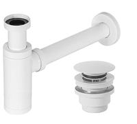 Rea sifone con tappo a bottiglia bianco REA-A6952