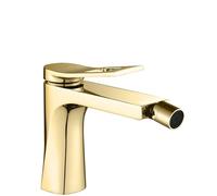 Rea SOUL GOLD RUBINETTO BIDET Miscelatore monocomando in Ottone per WC WC Bagno (Oro Chiaro)