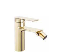 Rea - Storm Gold Rubinetto Bidet Miscelatore Monocomando In Ottone Per Wc Bagno (Oro) 16,5 X 4,5 X 14,5 cm