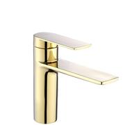 Rea Storm rubinetto per lavabo verticale oro REA-B9981