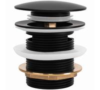 Rea tappo per vasca da bagno nero REA-W2006