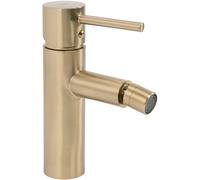 Rea Rubinetto da bidet Tess L. Gold Brush Miscelatore monocomando in ottone per WC Bagno (Oro)