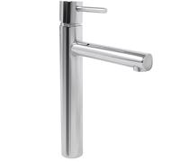 Rea TESS RUBINETTO PER LAVABO ALTO Miscelatore da bagno in ottone Rubinetto monocomando regolabile caldo e freddo (cromato)