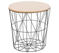 Rea TUTUMI SG1710-23 L TAVOLINO IN FILO METALLICO NERO, UN TAVOLINO REALIZZATO CON MATERIALI DI ALTA QUALITÀ CHE SI ADATTA PERFETTAMENTE A QUALSIASI INTERNO