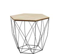 Rea TUTUMI SG1910-77 1 S TAVOLINO IN FILO METALLICO NERO, UN TAVOLINO REALIZZATO CON MATERIALI DI ALTA QUALITÀ CHE SI ADATTA PERFETTAMENTE A QUALSIASI INTERNO