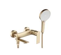 Rea Veneta rubinetto per vasca e doccia a parete oro REA-B3008