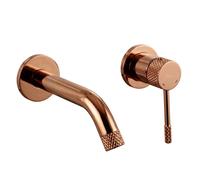 Rea Venti rubinetto per lavabo a parete rame REA-B9640