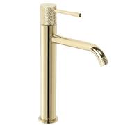 Rea Venti rubinetto per lavabo verticale oro REA-B9781