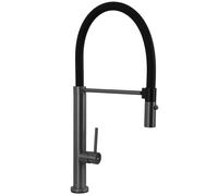 Rea Viera rubinetto da cucina verticale nero-grafite/grigio REA-B4853