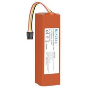 REACELL 14.4V 6500mAh Batteria per Xiaomi Roborock S50 S51 S52 S53 S55 S502 S5 Max S6; T6 61 65 Serie, per Roborock Q5 Q7 Pro/Max+ Mijia 1.und 2. Gen Robot Aspirapolvere Batteria