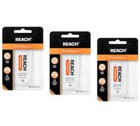 Reach Dentotape - Filo interdentale cerato con superficie di pulizia extra ampia per grandi spazi tra i denti, non aromatizzato, 91,4 m (confezione da 3)