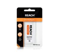 Reach Dentotape - Filo interdentale cerato con superficie di pulizia extra larga, per grandi spazi tra i denti, non aromatizzati, 100 m