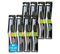 REACH Essential Care Interdental Medio Spazzolino, Confezione Singolo x 8, Testa piena Hard Setole Spazzolini manuali, Varietà di colori Multipack, Quotidiano Orale Smalto Cure odontoiatriche
