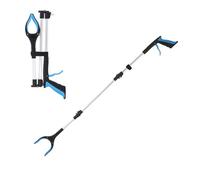 Reacher Grabber - Raccoglitore con manico pieghevole, con manico pieghevole, raccogli rifiuti robusto con braccio di impugnatura, raccoglitore pieghevole con morsetto, aiuto alla mobilità, aiuto