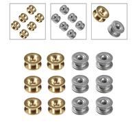 ReachMall 12Pcs Trimmer Testa Occhielli Ottone Alluminio Resistente all'usura Per 2 Fila Erba Teste di Taglio Rasaerba Giardino