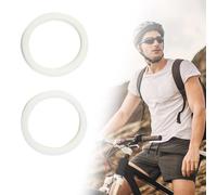 ReachMall 2 anelli in spugna per forcella della bicicletta, paraolio, antipolvere, tergicristallo per Rockshox 30-40 mm ID giallo kit di lubrificazione sospensione anteriore