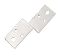 ReachMall Connettore angolare a forma di Z, in acciaio ispessito ad angolo fisso, staffe angolari per armadi (30 mm), 95N66UN064G7FF35U3FRL