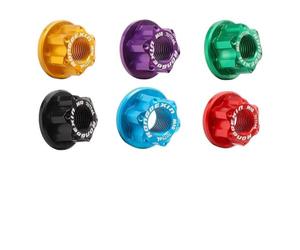 ReachMall M10 Mozzo Dado Flangia Ruota Posteriore Vite di Bloccaggio In Lega di Alluminio Bullone Leggero Resistente Per La Riparazione Asse
