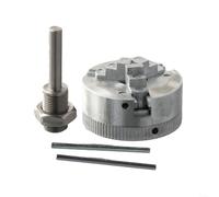 ReachMall Mandrino per tornio, mandrino in metallo per trapano manuale in lega di zinco, mandrino autocentrante in acciaio al carbonio mini trapano per torni (B)