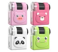 ReachMall Microscopio portatile 80X per bambini, illuminato a LED, kit scientifico con clip per telefono, strumento di biologia portatile per studenti