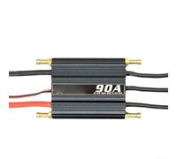 ReachMall RC Barca Brushless ESC Programmatore 2-6S per lipo con 5.5V 5A BEC - Impermeabile Scheda di Controllo Elettronica (90A)