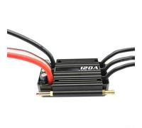 ReachMall RC Barca Brushless ESC Programmatore 2-6S per lipo con 5.5V 5A BEC - Impermeabile Scheda di Controllo Elettronica (120A)