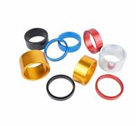 ReachMall Set di 4 distanziali per sterzo in lega di alluminio, rondelle per forcella da 5-20 mm, leggere per riparazione forcella anteriore da 28,6 mm